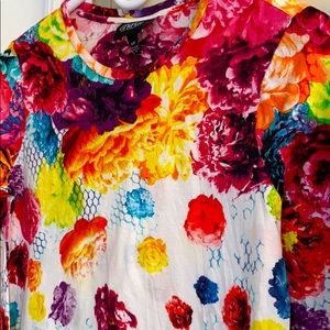 Prabal Gurung for Target long sleeve floral shirt